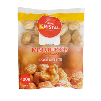 MINI CHURROS RECHEADOS CRISTAL 400G