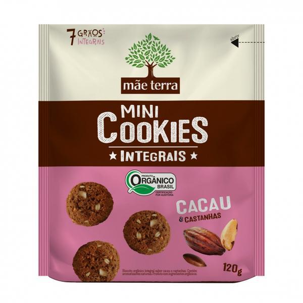 MINI COOKIES INT MAE TERRA CACAU/CAST 120G