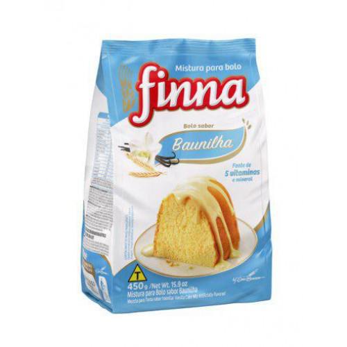 MISTURA BOLO FINNA BAUNILHA 450G