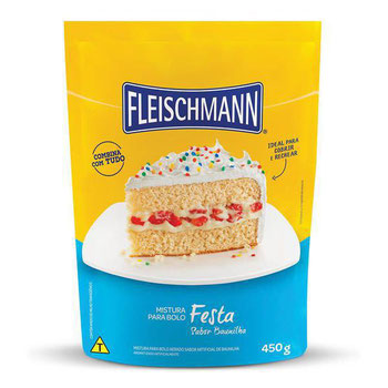Mistura para Bolo Fleischmann Baunilha 450g