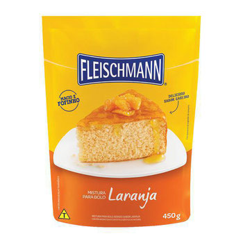 Mistura para Bolo Fleischmann Laranja 450 g