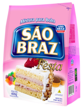 MISTURA BOLO SAO BRAZ FESTA 400G