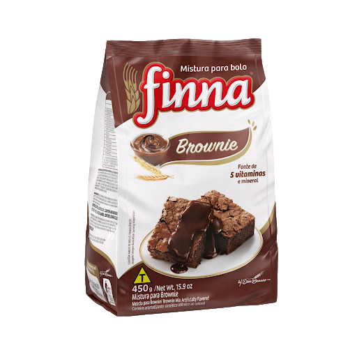 MISTURA  P/BOLO FINNA BROWNIE 450G