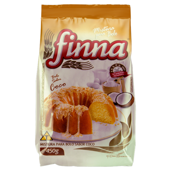 MISTURA  P/BOLO FINNA COCO 450G