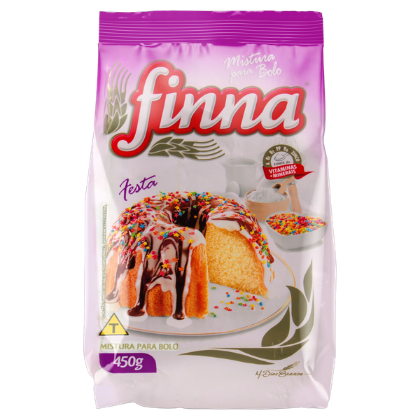 MISTURA  P/BOLO FINNA FESTA 450G