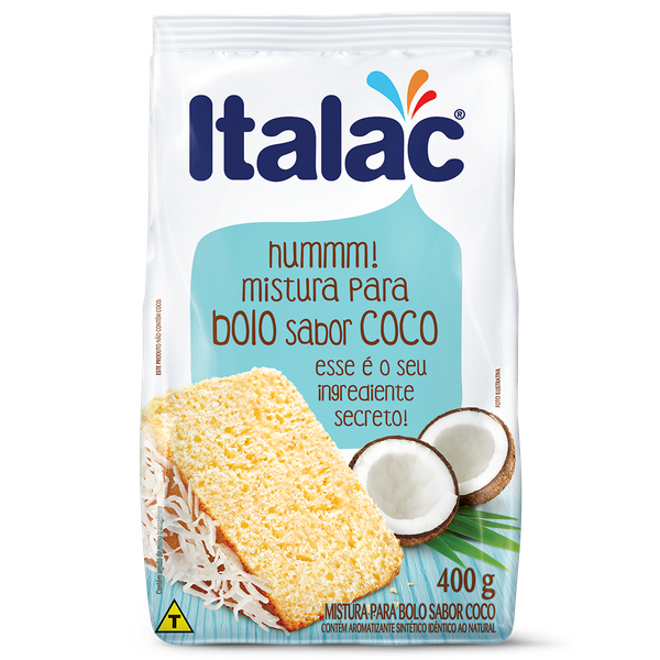 Mistura Para Bolo Italac 400gr Coco