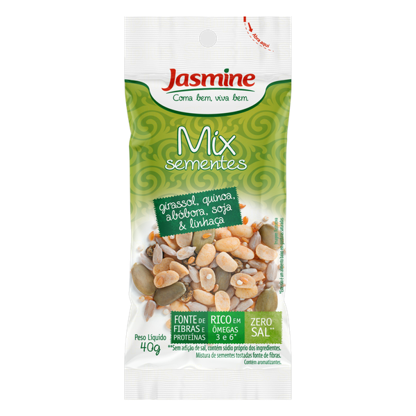 MIX DE SEMENTES JASMINE INTEGRAL 40G
