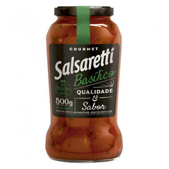 MOLHO BASILICO SALSARETTI 500G