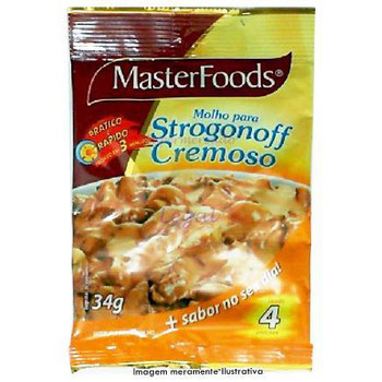 MOLHO CREMOSO STROGONOFF 34G