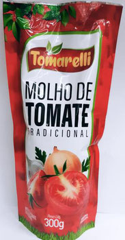 MOLHO DE TOMATE TOMARELLI TRAD SACHET 300G