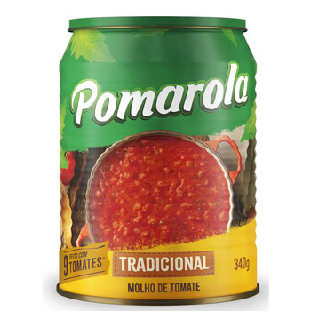 MOLHO DE TOMATE TRADICIONAL POMAROLA 340G