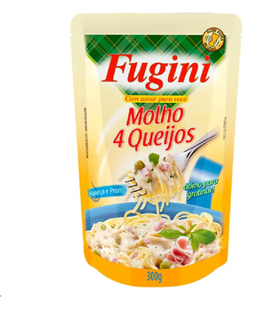 MOLHO FUGINI 4 QUEIJOS SACHET 300G