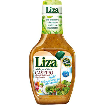 MOLHO PARA SALADA CASEIRO LIGHT LIZA 234ML
