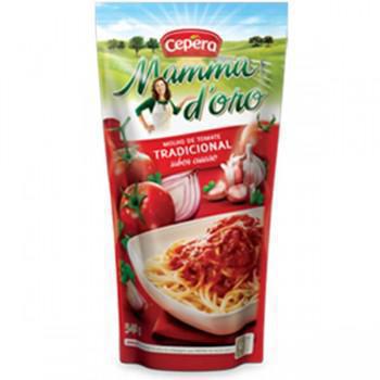 MOLHO TOMATE CEPERA D ORO TRADICIONAL SACHET 340G