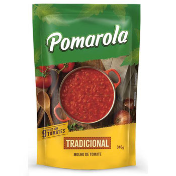 MOLHO TOMATE POMAROLA TRAD SACHET 340G