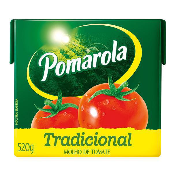 MOLHO TOMATE POMAROLA TRAD TETRA  520G
