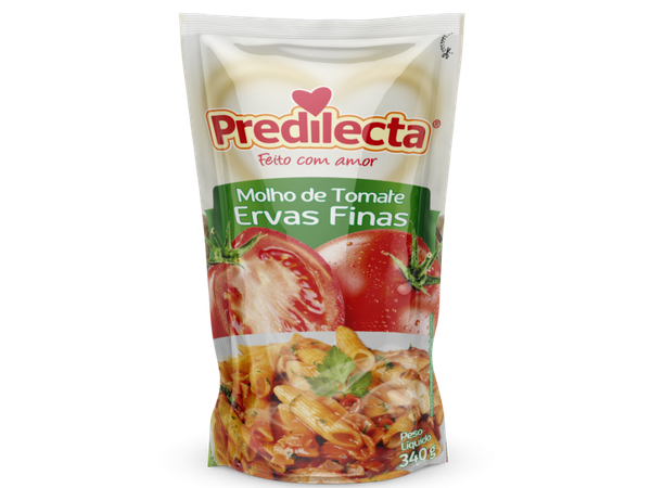 MOLHO TOMATE PREDILECTA ERVAS FINAS SACHET 340G