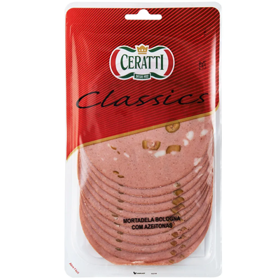 MORTADELA BOLOGNA CERATTI C/AZEITONAS 150G