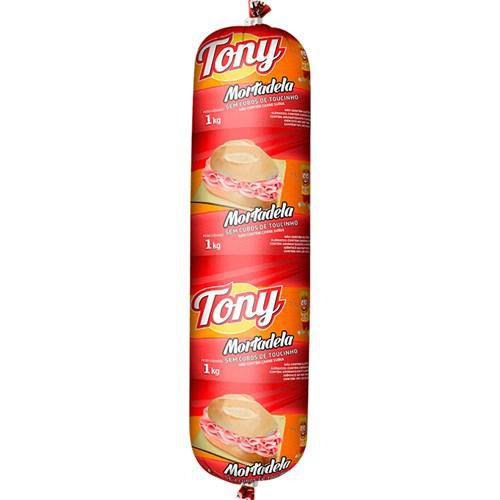 MORTADELA TONY S/TOUCINHO 1KG
