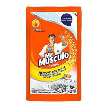 MR MUSCULO LIMPADOR COZINHA LARANJA REFIL 400ML