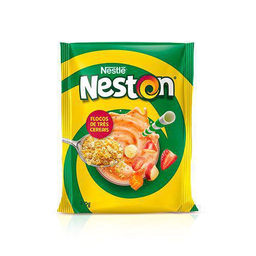 Flocos de Cereais Nestlé Neston 3 Cereais Sachê 210gr