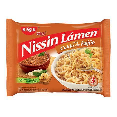 NISSIN LAMEN CALDO FEIJAO 85G