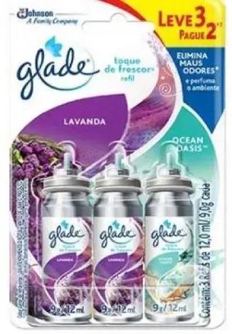 ODORIZADOR GLADE LAVANDA/OCEAN OASIS L3P2 12ML