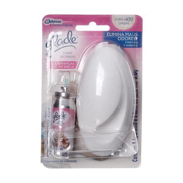 Purificador De Ar Glade Toque De Frescor Lembrança Da Infância 1 Aparelho E 1 Refil Com 12ml