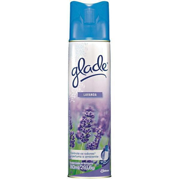Odorizante Glade Aerosol 360ml Fragrância Lavanda