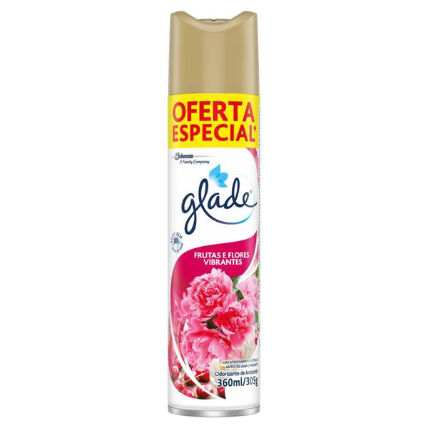 ODORIZANTE DE AMBIENTE GLADE FRUTAS FLORES VIBRANTE 360ML 