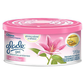Desodorizador Glade Gel Pequenos Ambientes Frutas E Flores Vibrantes 70gr