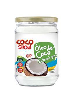 OLEO DE COCO EXTRA VIRGEM COCO SHOW 500ML