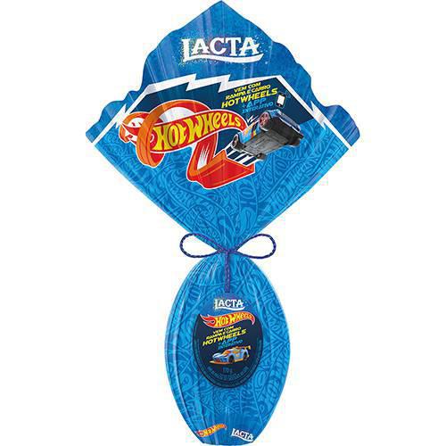 OVO DE PASCOA LACTA 15 HOTWHEELS 170G
