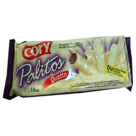 PALITOS CORY BRIGADEIRO BRANCO 90G