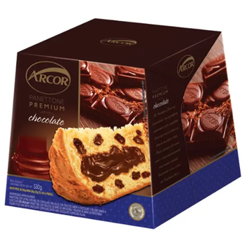 PANETTONE ARCOR RECH CHOCOLATE 530G