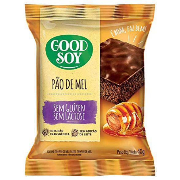 PAO DE MEL S/ GLUTEN GOOD SOY 40G