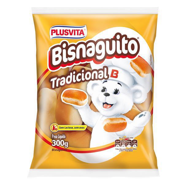 Paes Bisnaguito Plusvita Tradicional Pacote 300g