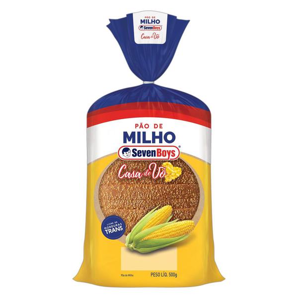 PAO SEVEN BOYS 500G MILHO