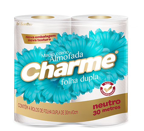 PAPEL HIGIENICO CHARME NEUTRO 4UND