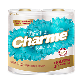 PAPEL HIGIENICO CHARME NEUTRO 4UND