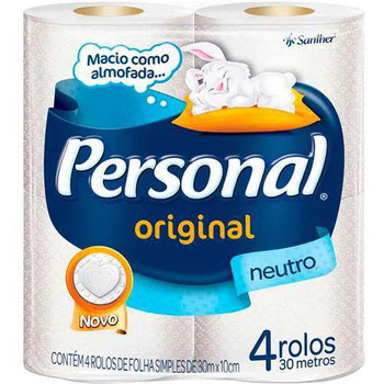 PAPEL HIGIENICO FOLHA DUPLA PERSONAL COMFORT 30MT