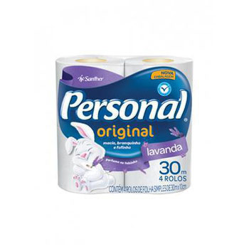 PAPEL HIGIENICO PERSONAL FL SIMPLES LAVANDA 4UND