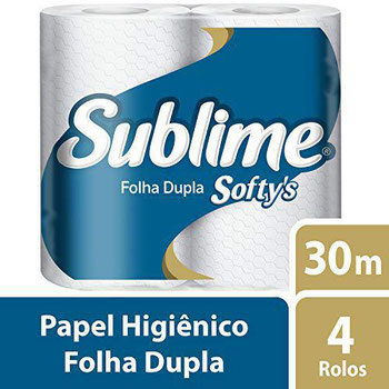 PAPEL HIGIENICO SUBLIME SOFTYS 30M