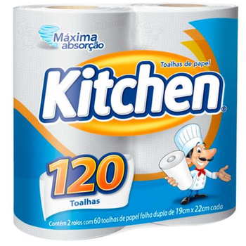 PAPEL TOALHA KITCHEN 120 TOALHAS
