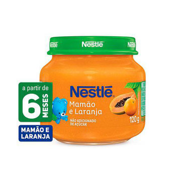 PAPINHA NESTLÉ MAMÂO COM LARANJA 120G
