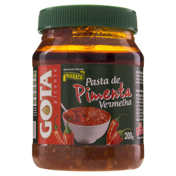 PASTA DE PIMENTA VERMELHA GOTA 200G