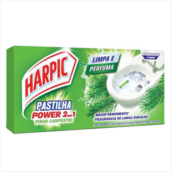 PASTILHA SANIT HARPIC ADES PINHO 2EM1 3X9G