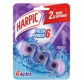 PASTILHA SANIT HARPIC POWER LAVANDA 39G