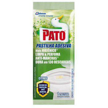 PASTILHA SANIT PATO ADESIVA CITRUS 1UND