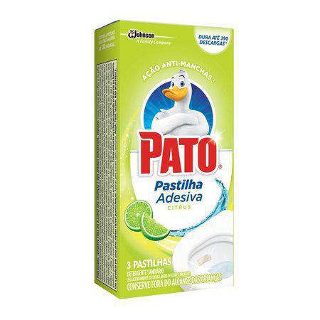 PASTILHA SANIT PATO ADESIVA CITRUS C/3UND